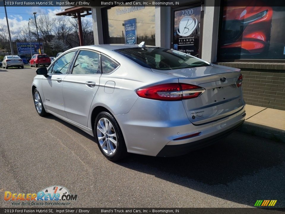 2019 Ford Fusion Hybrid SE Ingot Silver / Ebony Photo #32