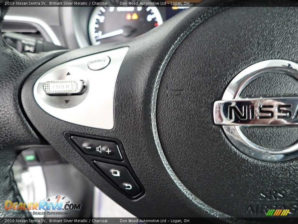 2019 Nissan Sentra SV Brilliant Silver Metallic / Charcoal Photo #19