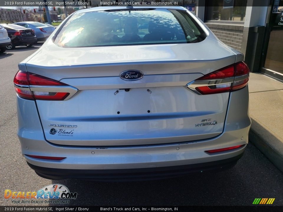 2019 Ford Fusion Hybrid SE Ingot Silver / Ebony Photo #33