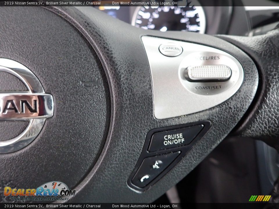 2019 Nissan Sentra SV Brilliant Silver Metallic / Charcoal Photo #20