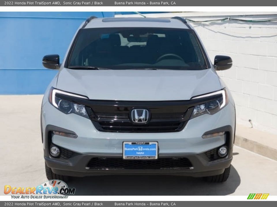 2022 Honda Pilot TrailSport AWD Sonic Gray Pearl / Black Photo #3