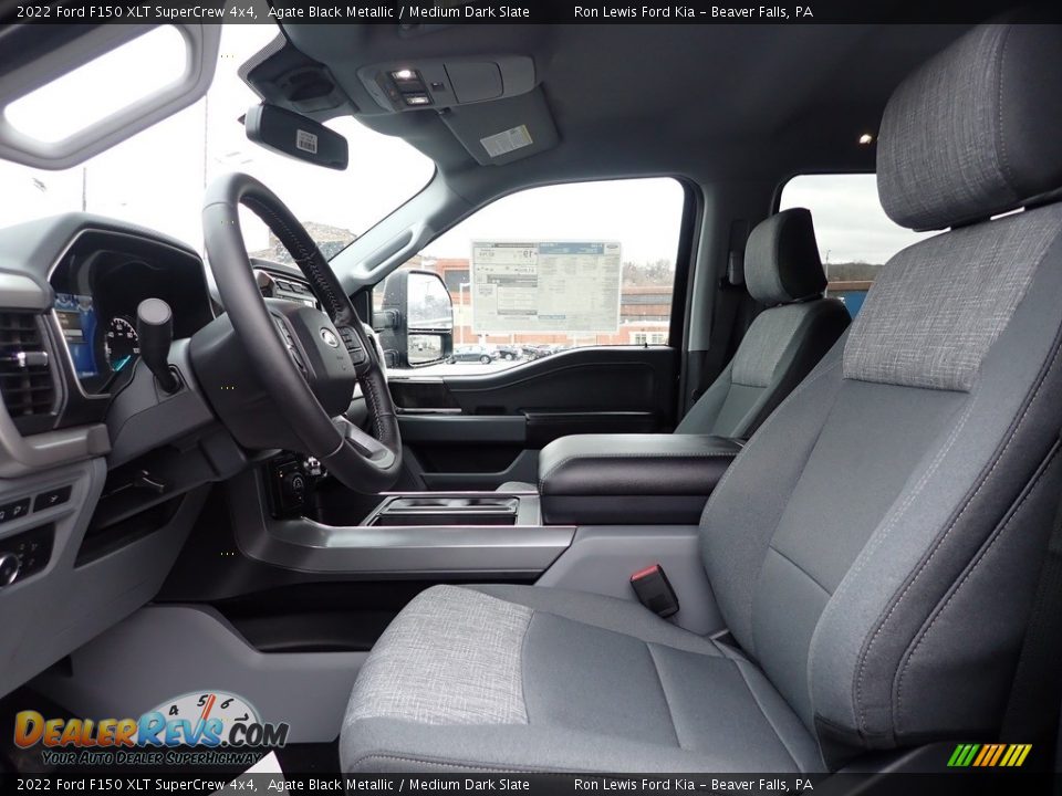 Front Seat of 2022 Ford F150 XLT SuperCrew 4x4 Photo #12