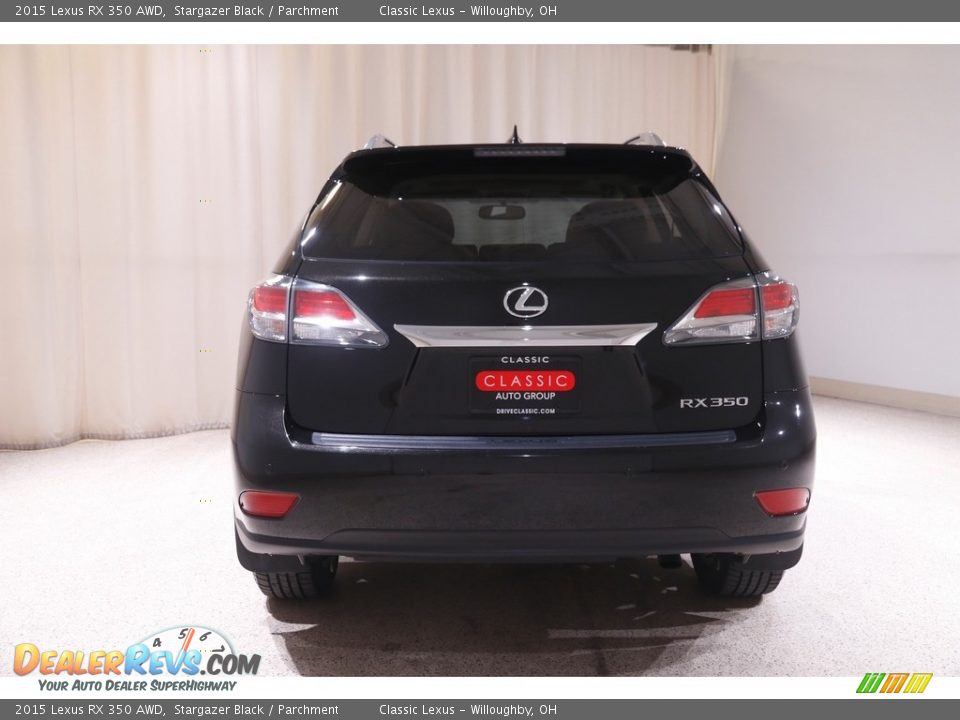 2015 Lexus RX 350 AWD Stargazer Black / Parchment Photo #20