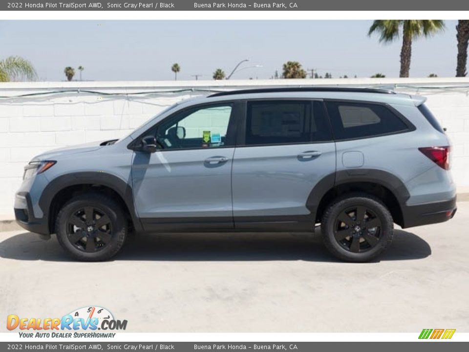 Sonic Gray Pearl 2022 Honda Pilot TrailSport AWD Photo #4