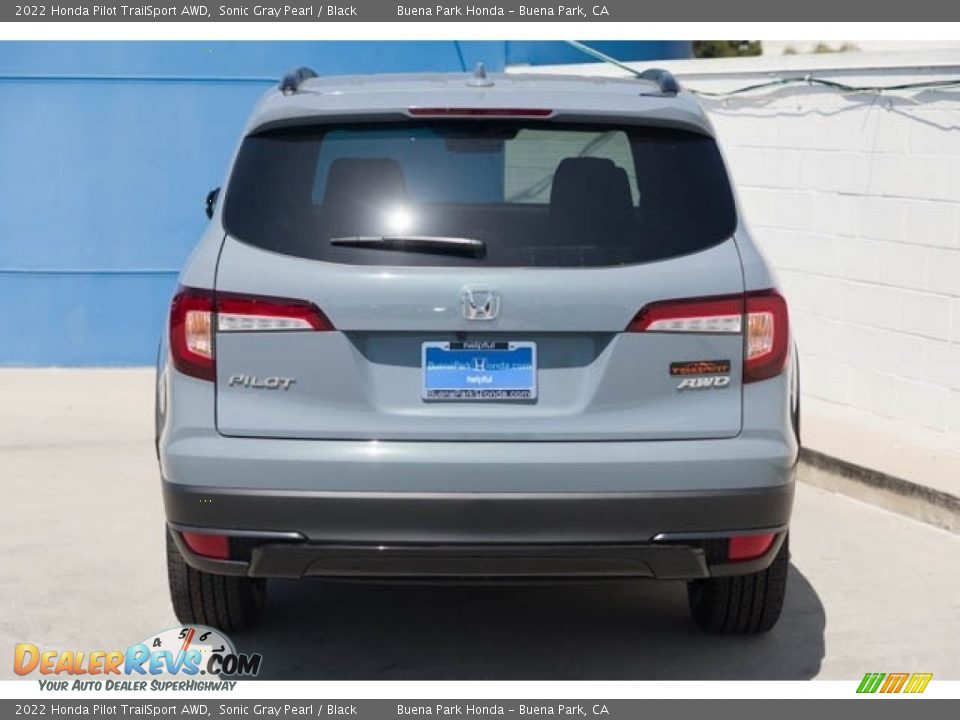 2022 Honda Pilot TrailSport AWD Sonic Gray Pearl / Black Photo #5