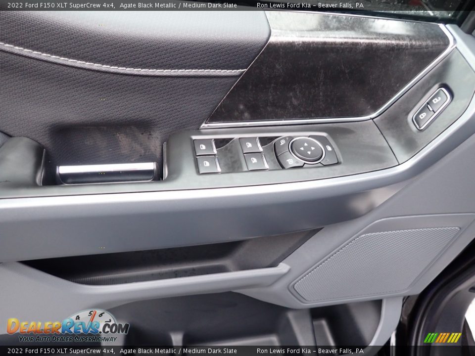 2022 Ford F150 XLT SuperCrew 4x4 Agate Black Metallic / Medium Dark Slate Photo #14