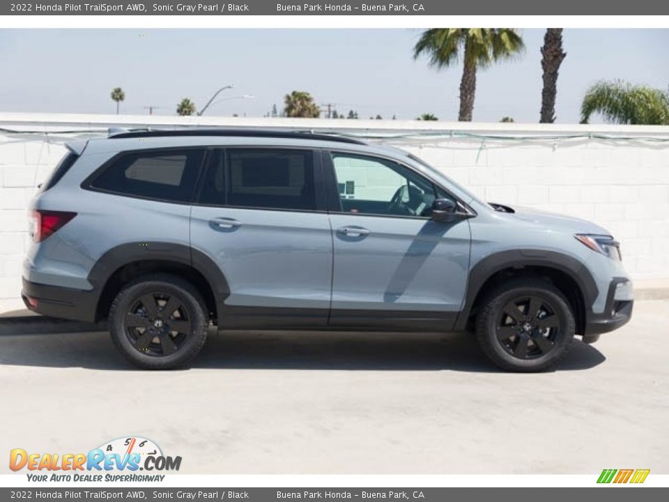 Sonic Gray Pearl 2022 Honda Pilot TrailSport AWD Photo #8