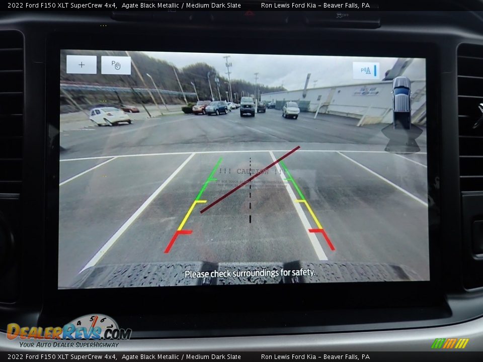 2022 Ford F150 XLT SuperCrew 4x4 Agate Black Metallic / Medium Dark Slate Photo #19
