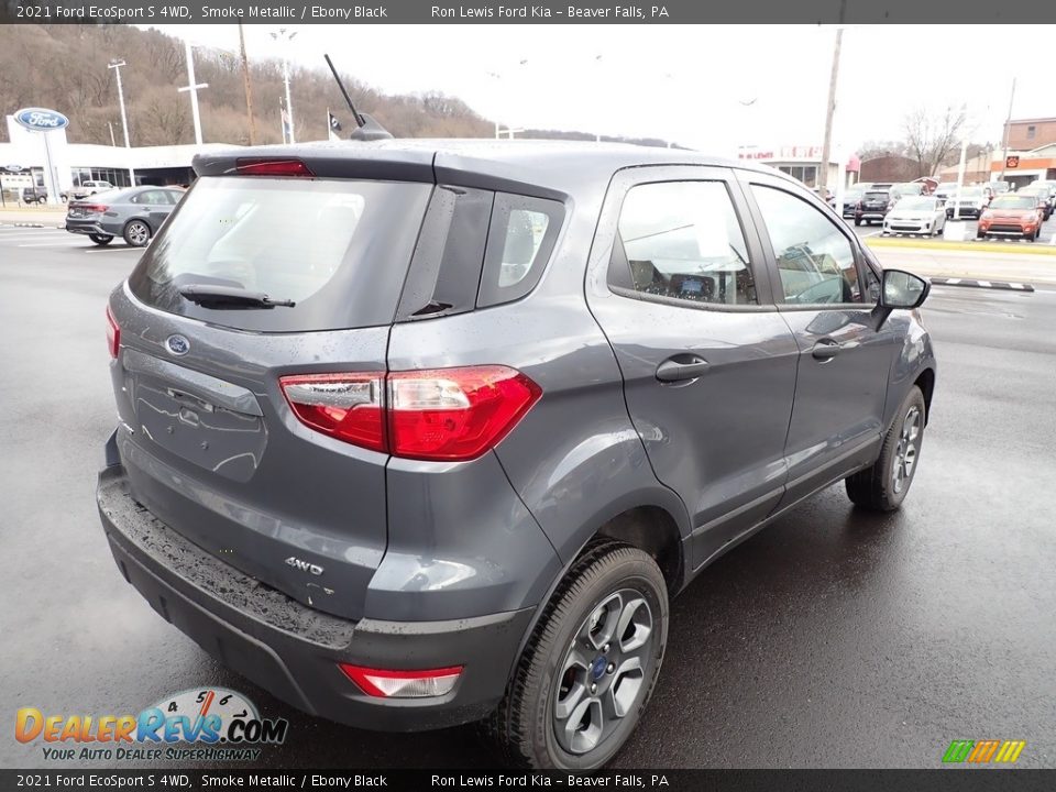 2021 Ford EcoSport S 4WD Smoke Metallic / Ebony Black Photo #2