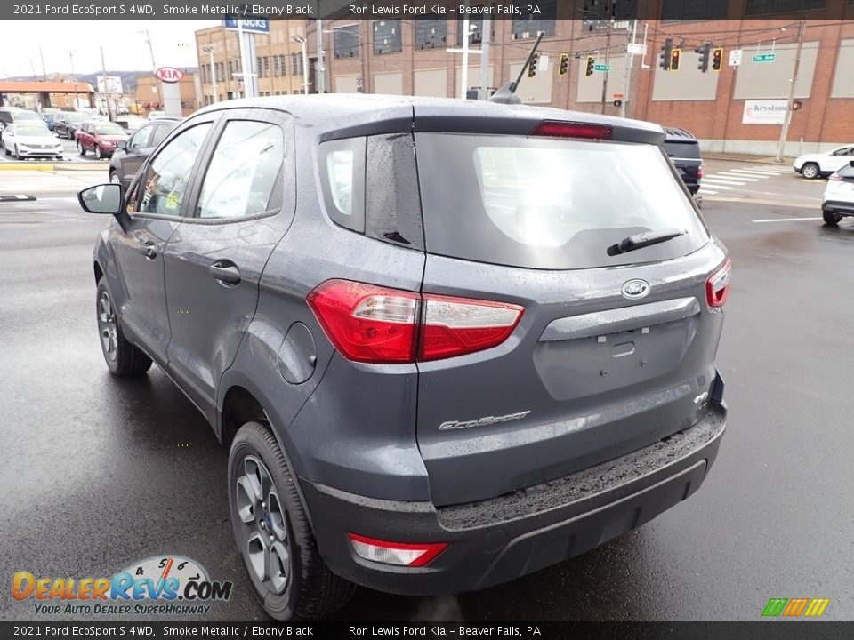 2021 Ford EcoSport S 4WD Smoke Metallic / Ebony Black Photo #4