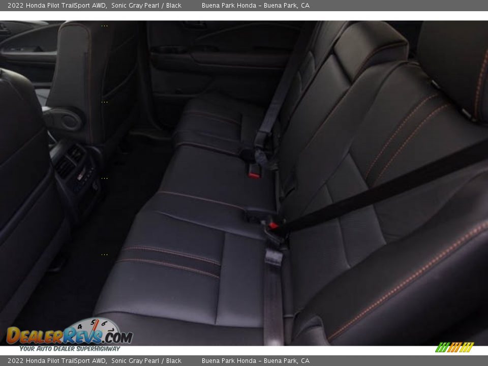 Rear Seat of 2022 Honda Pilot TrailSport AWD Photo #16