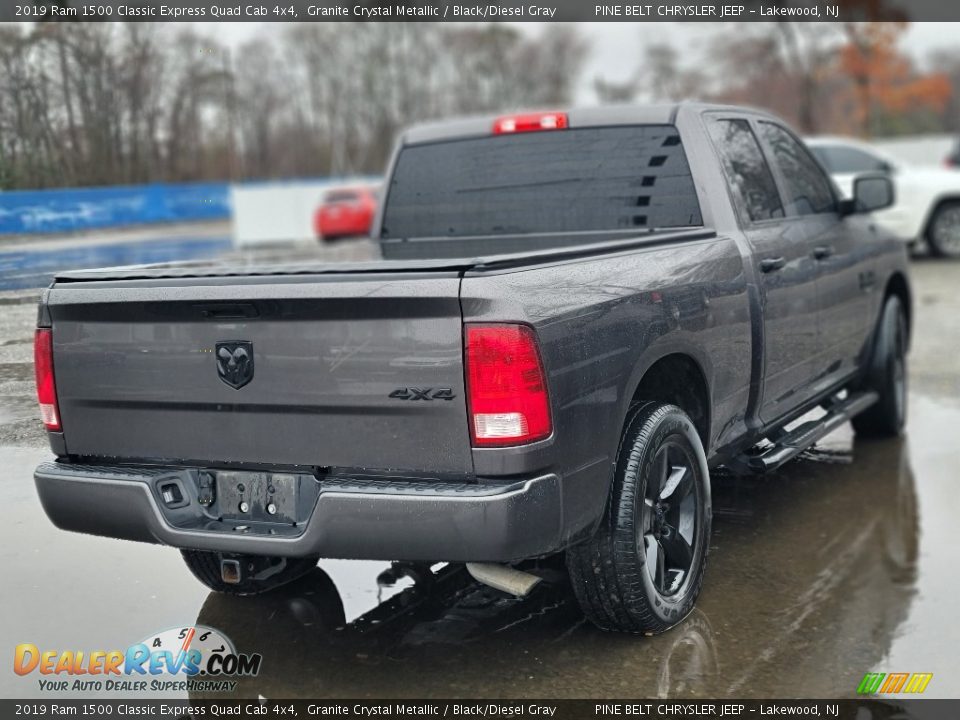 2019 Ram 1500 Classic Express Quad Cab 4x4 Granite Crystal Metallic / Black/Diesel Gray Photo #4