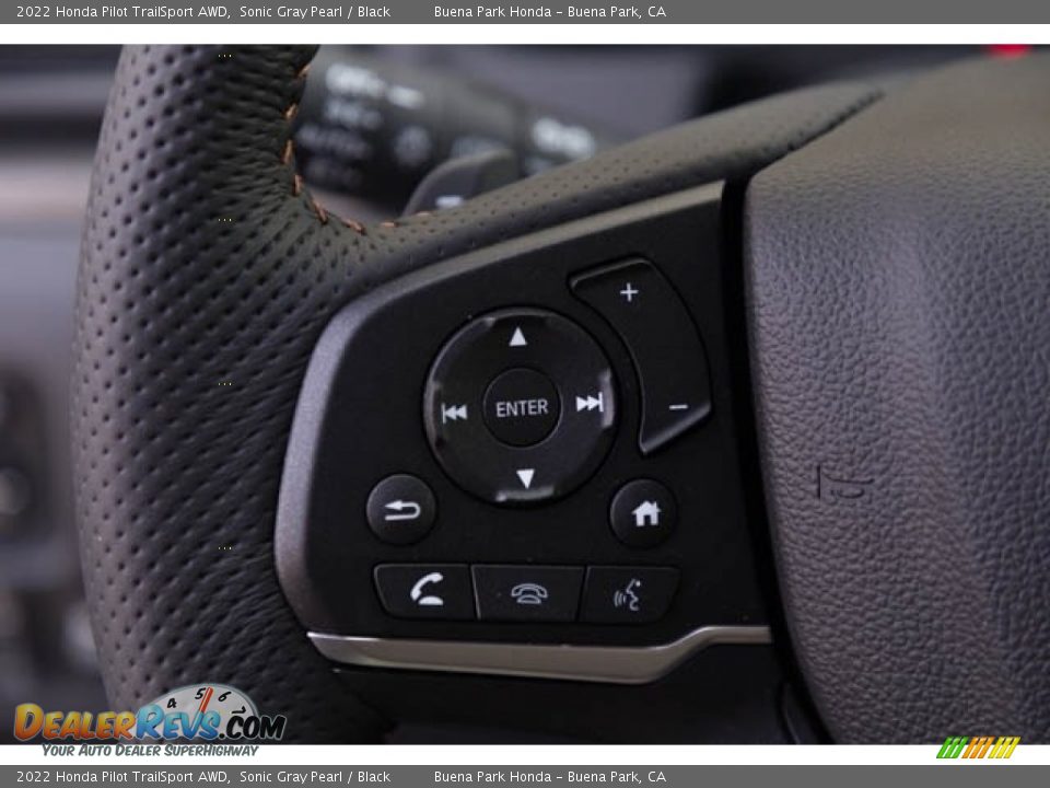 2022 Honda Pilot TrailSport AWD Steering Wheel Photo #20