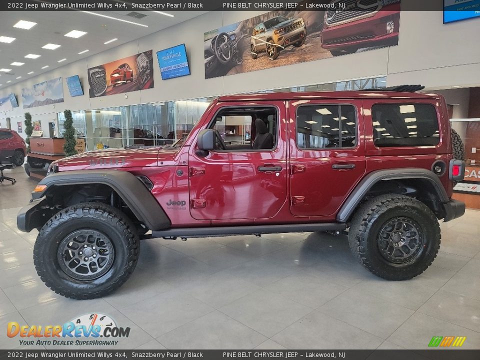 Snazzberry Pearl 2022 Jeep Wrangler Unlimited Willys 4x4 Photo #4