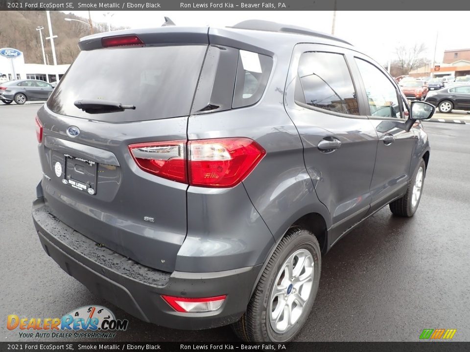 2021 Ford EcoSport SE Smoke Metallic / Ebony Black Photo #2