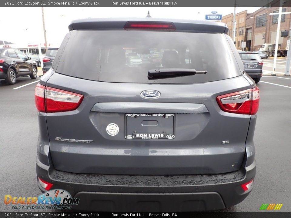 2021 Ford EcoSport SE Smoke Metallic / Ebony Black Photo #3