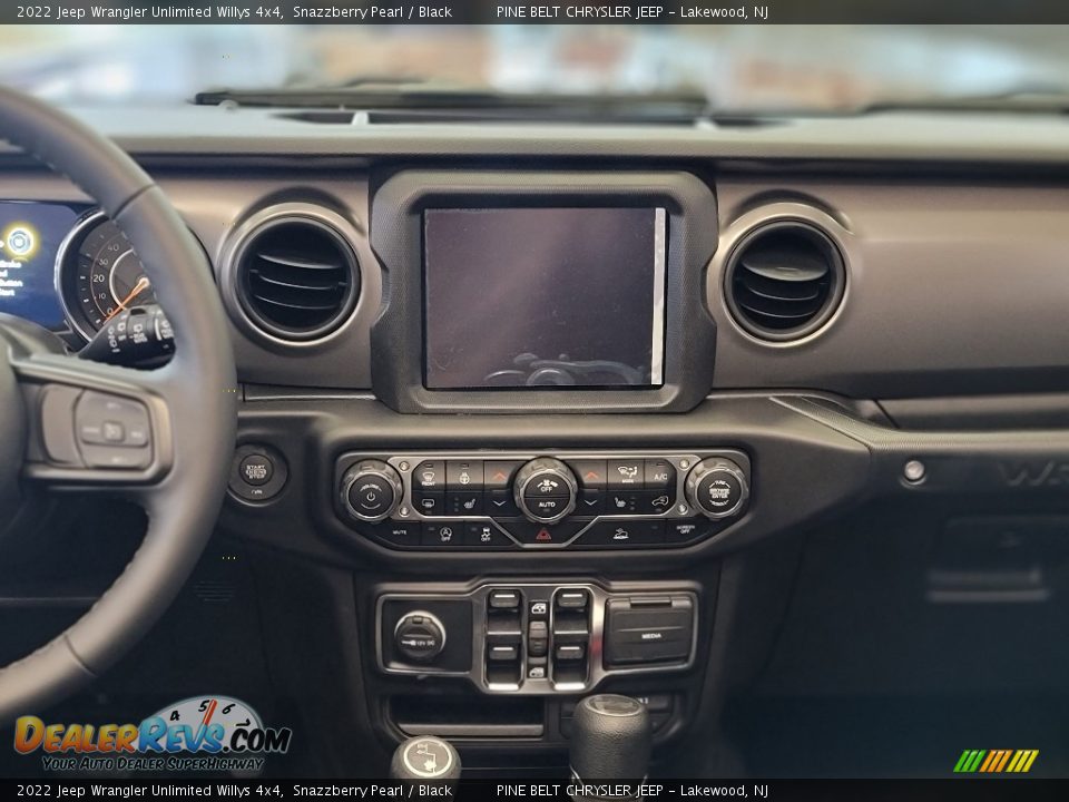 Dashboard of 2022 Jeep Wrangler Unlimited Willys 4x4 Photo #11