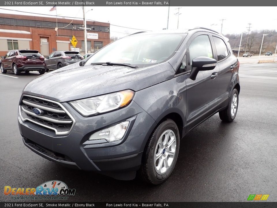 2021 Ford EcoSport SE Smoke Metallic / Ebony Black Photo #6