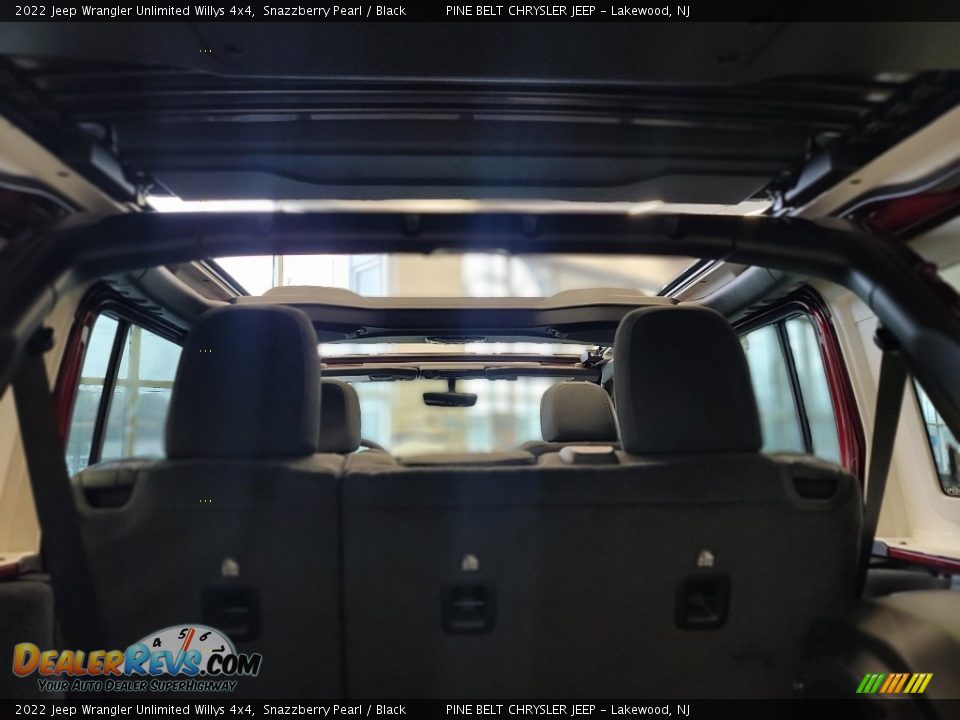 2022 Jeep Wrangler Unlimited Willys 4x4 Snazzberry Pearl / Black Photo #14