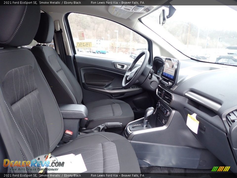 2021 Ford EcoSport SE Smoke Metallic / Ebony Black Photo #9