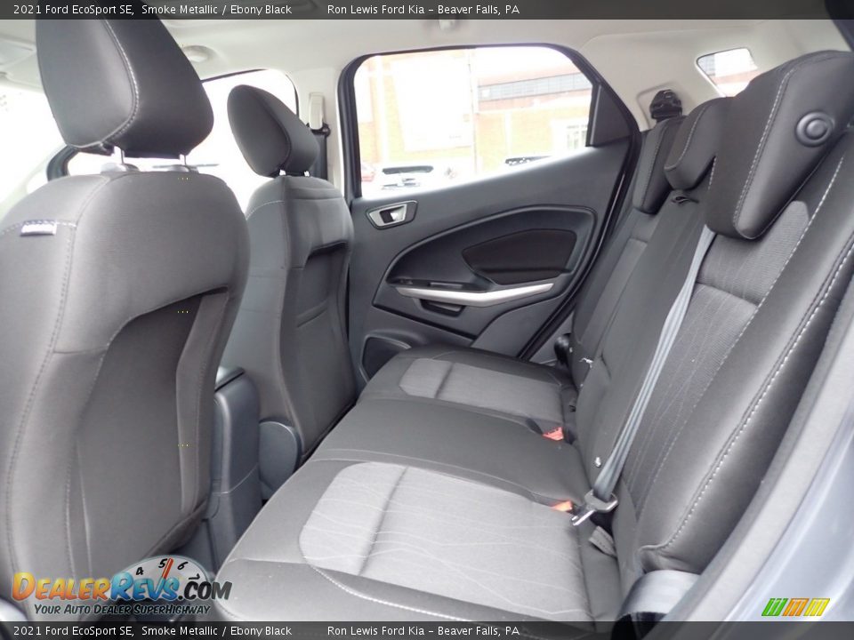 2021 Ford EcoSport SE Smoke Metallic / Ebony Black Photo #11