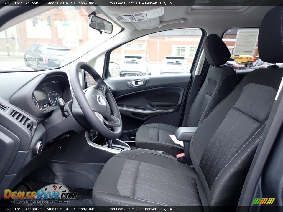 2021 Ford EcoSport SE Smoke Metallic / Ebony Black Photo #12