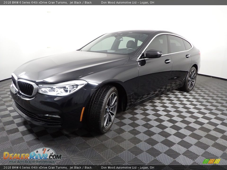 2018 BMW 6 Series 640i xDrive Gran Turismo Jet Black / Black Photo #9