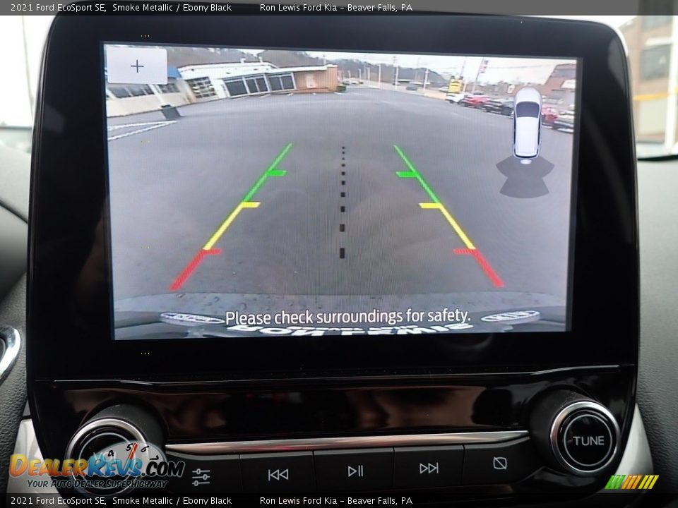 2021 Ford EcoSport SE Smoke Metallic / Ebony Black Photo #17