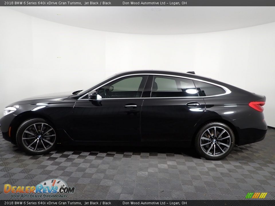 2018 BMW 6 Series 640i xDrive Gran Turismo Jet Black / Black Photo #10