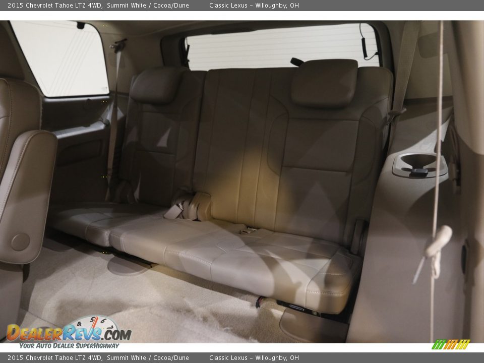 2015 Chevrolet Tahoe LTZ 4WD Summit White / Cocoa/Dune Photo #20