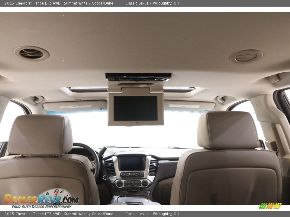 2015 Chevrolet Tahoe LTZ 4WD Summit White / Cocoa/Dune Photo #21