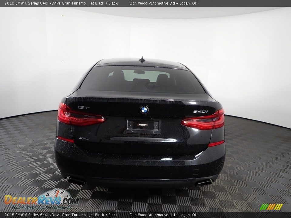 2018 BMW 6 Series 640i xDrive Gran Turismo Jet Black / Black Photo #12