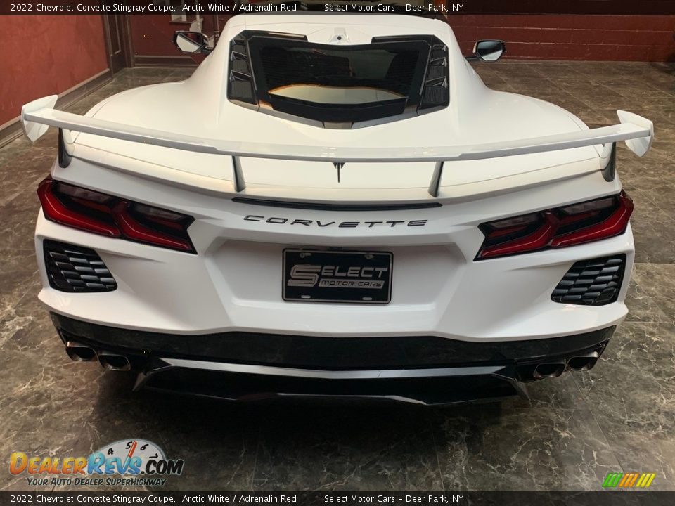 2022 Chevrolet Corvette Stingray Coupe Arctic White / Adrenalin Red Photo #5