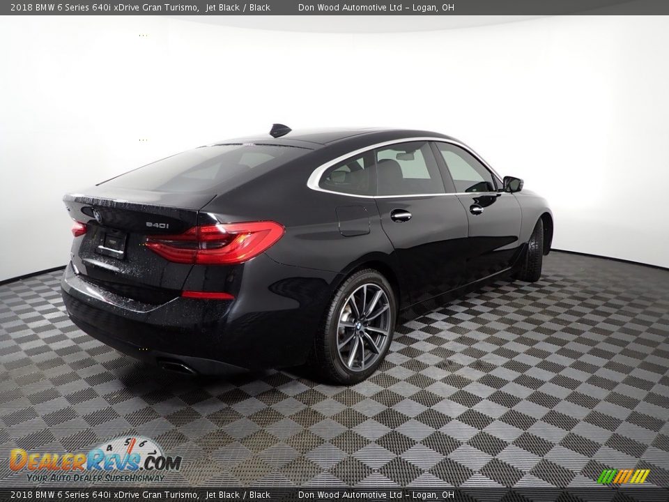 2018 BMW 6 Series 640i xDrive Gran Turismo Jet Black / Black Photo #15