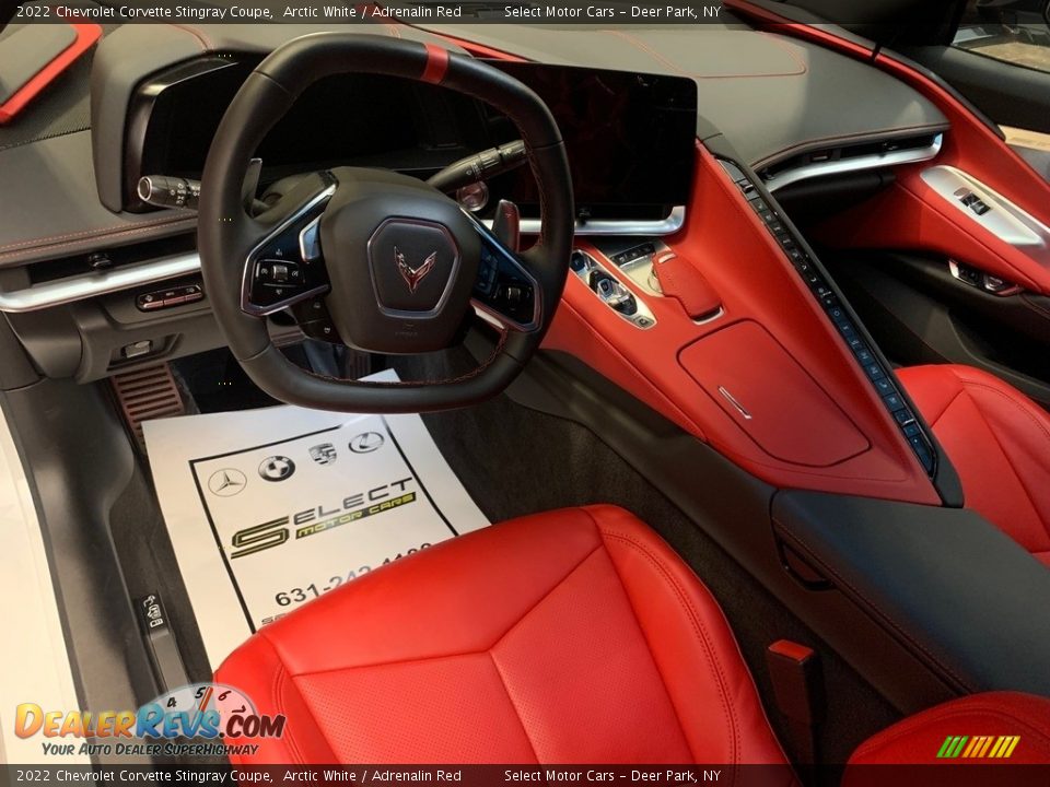 Adrenalin Red Interior - 2022 Chevrolet Corvette Stingray Coupe Photo #8