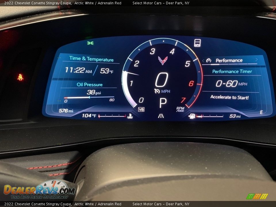 2022 Chevrolet Corvette Stingray Coupe Gauges Photo #15