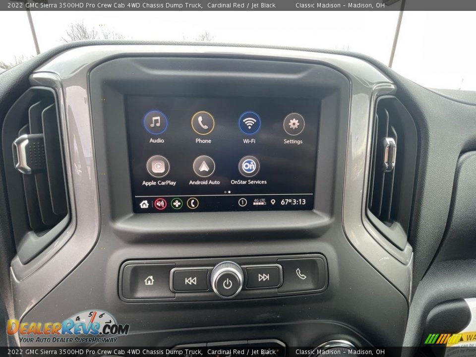 Controls of 2022 GMC Sierra 3500HD Pro Crew Cab 4WD Chassis Dump Truck Photo #11