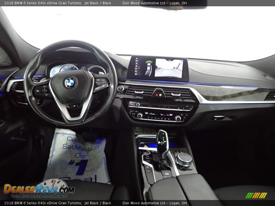 2018 BMW 6 Series 640i xDrive Gran Turismo Jet Black / Black Photo #29