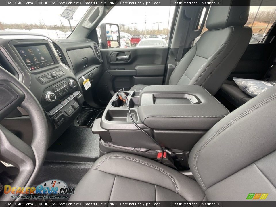 Front Seat of 2022 GMC Sierra 3500HD Pro Crew Cab 4WD Chassis Dump Truck Photo #15
