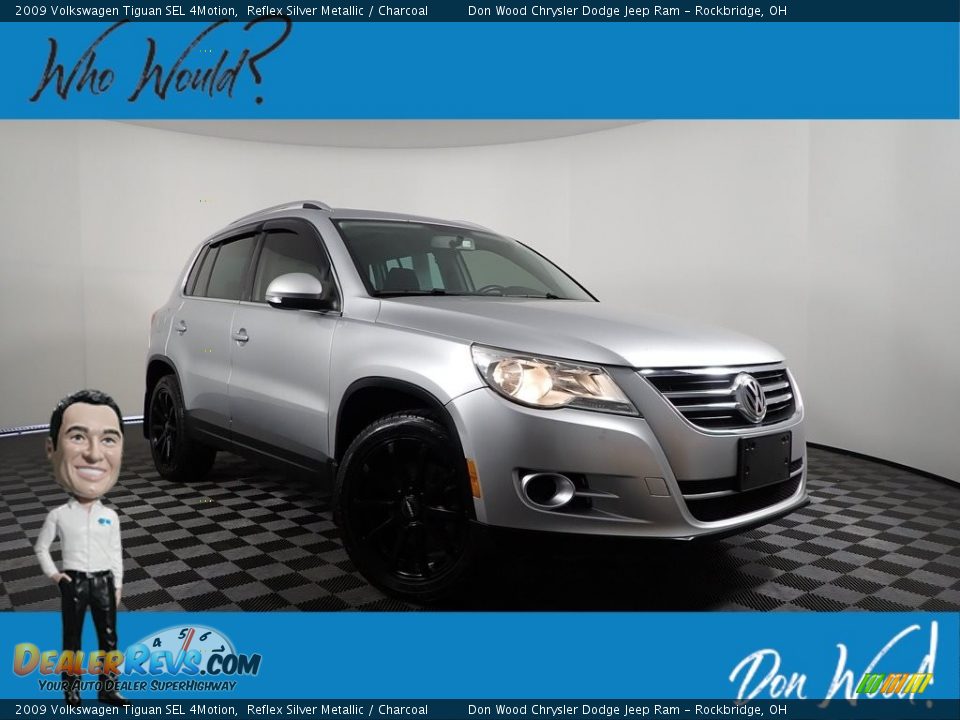 2009 Volkswagen Tiguan SEL 4Motion Reflex Silver Metallic / Charcoal Photo #1