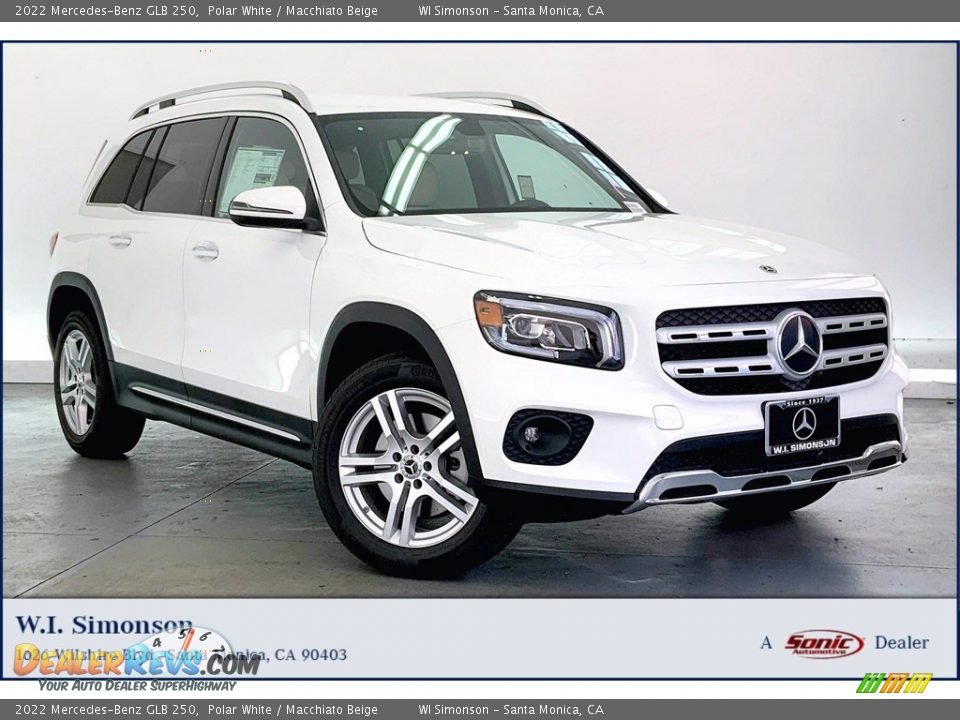 2022 Mercedes-Benz GLB 250 Polar White / Macchiato Beige Photo #1