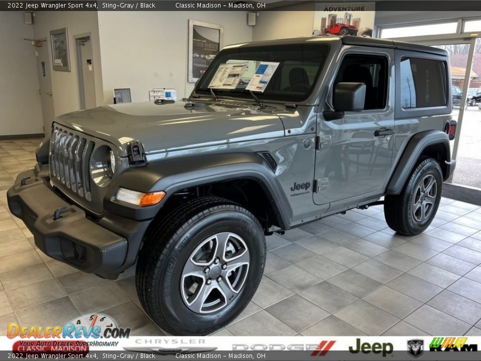 2022 Jeep Wrangler Sport 4x4 Sting-Gray / Black Photo #1