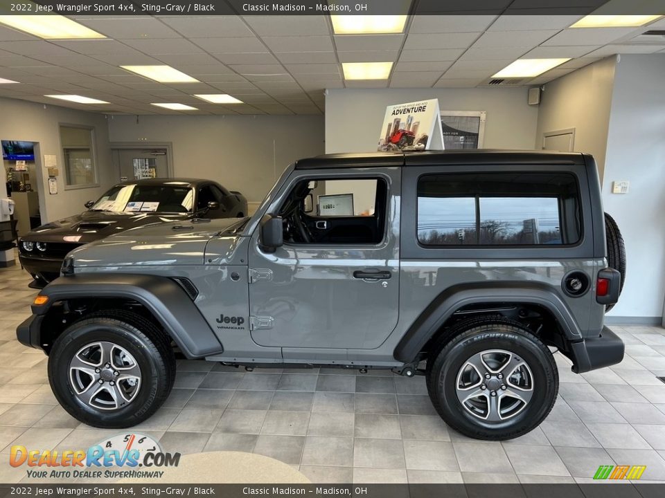 2022 Jeep Wrangler Sport 4x4 Sting-Gray / Black Photo #7