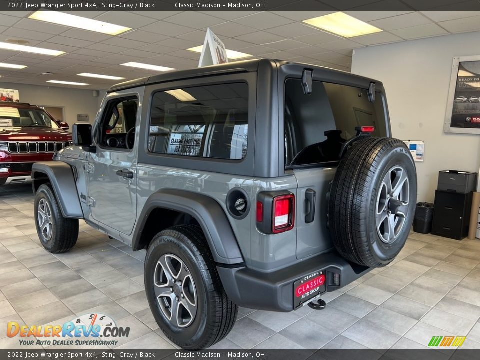 2022 Jeep Wrangler Sport 4x4 Sting-Gray / Black Photo #8