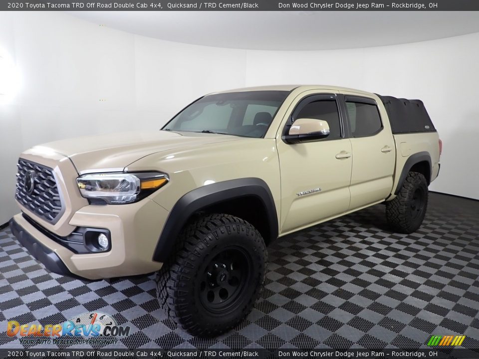 2020 Toyota Tacoma TRD Off Road Double Cab 4x4 Quicksand / TRD Cement/Black Photo #4