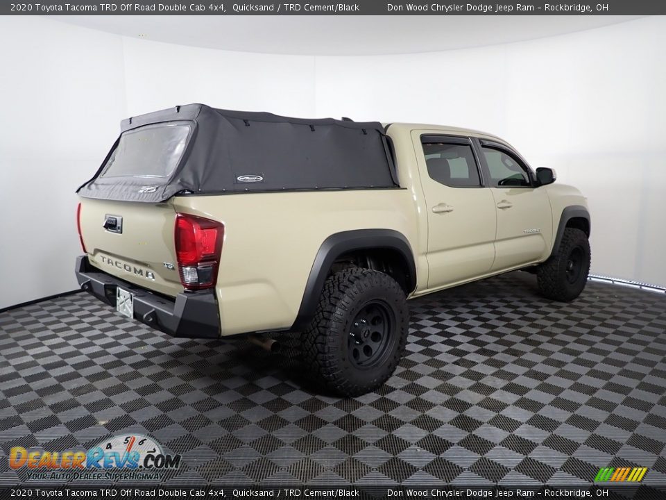 2020 Toyota Tacoma TRD Off Road Double Cab 4x4 Quicksand / TRD Cement/Black Photo #10