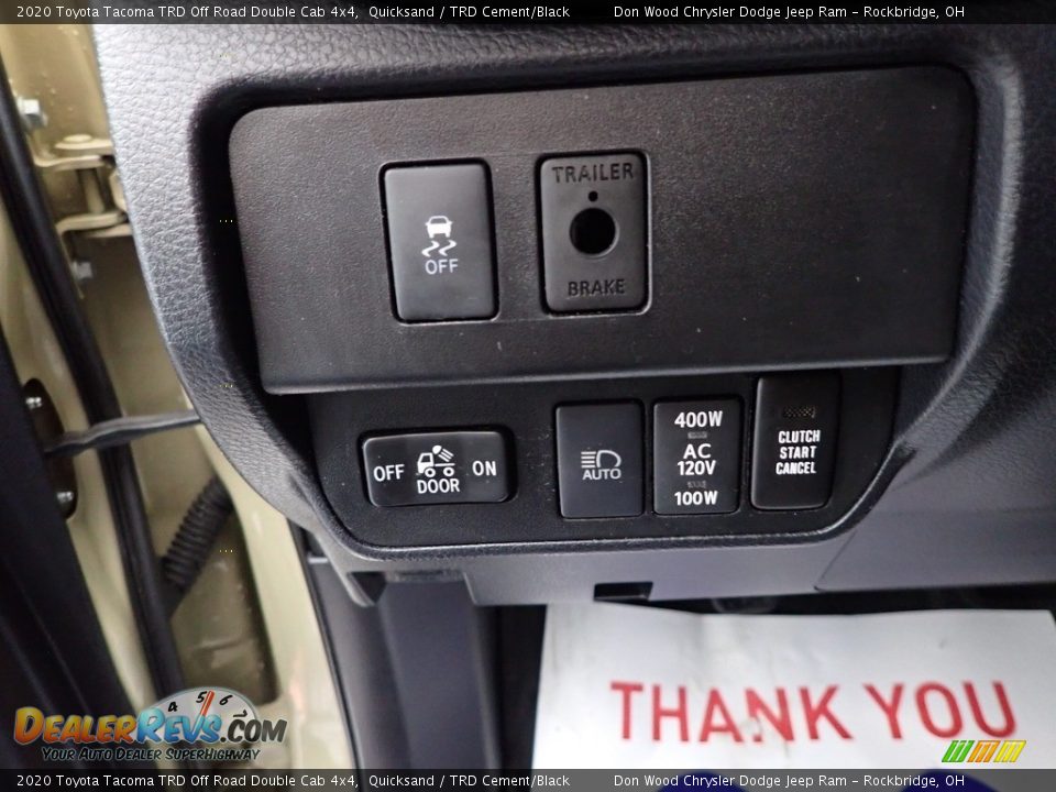 2020 Toyota Tacoma TRD Off Road Double Cab 4x4 Quicksand / TRD Cement/Black Photo #16
