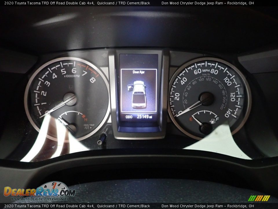 2020 Toyota Tacoma TRD Off Road Double Cab 4x4 Quicksand / TRD Cement/Black Photo #19