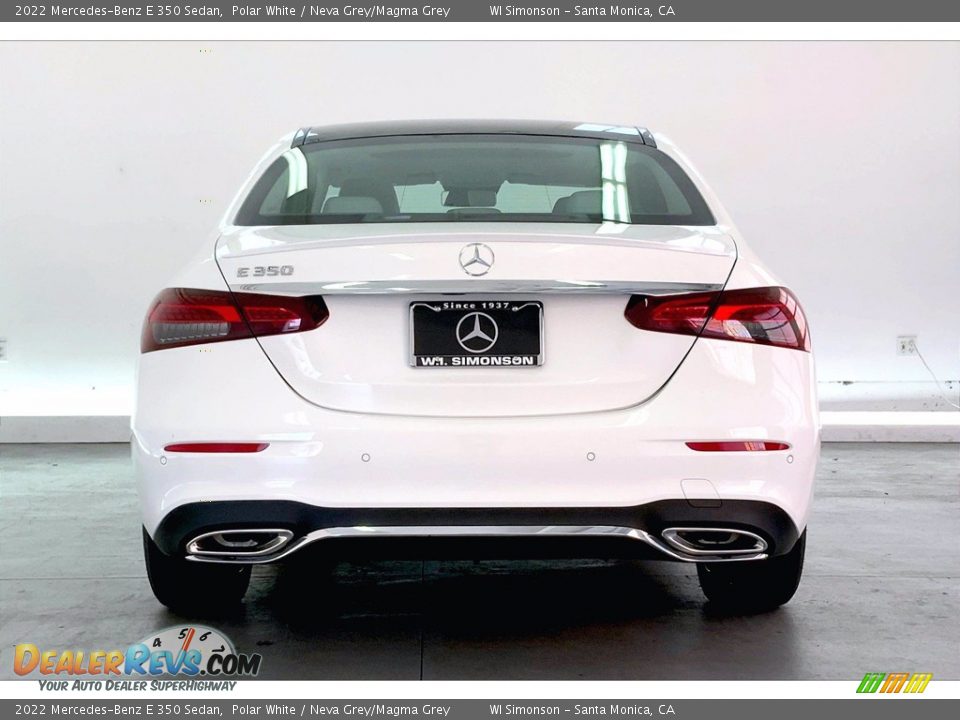 2022 Mercedes-Benz E 350 Sedan Polar White / Neva Grey/Magma Grey Photo #3