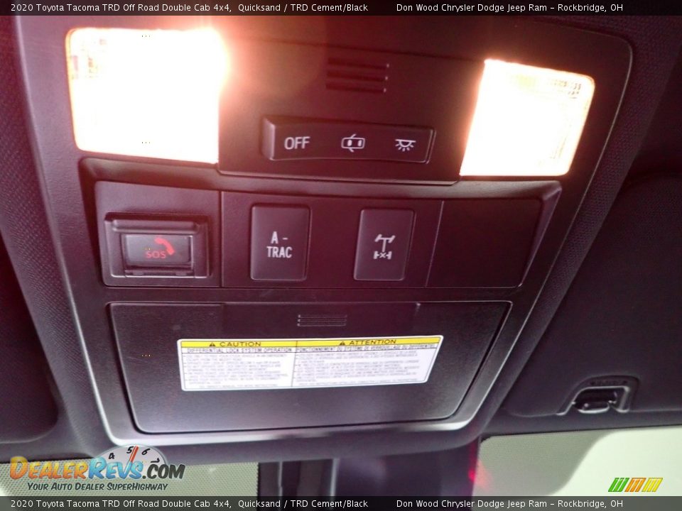 2020 Toyota Tacoma TRD Off Road Double Cab 4x4 Quicksand / TRD Cement/Black Photo #23